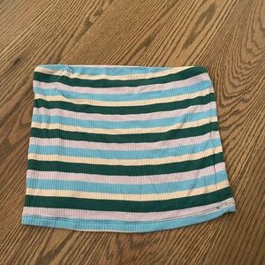 american eagle striped tube top